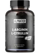 Alphatier L-Arginin L-Citrullin, 360 Kapseln