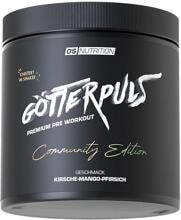 OS NUTRITION Götterpuls Premium Pre Workout Community Edition 2025, 400 g Dose, Kirsche-Mango-Pfirsich