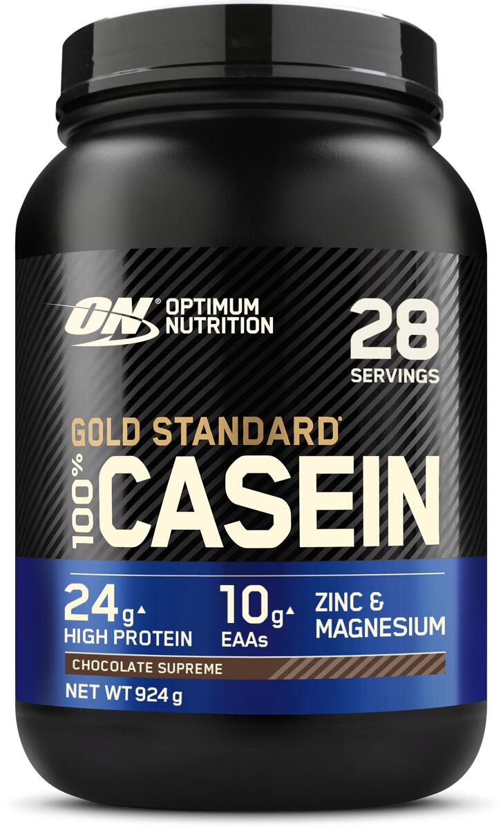 Optimum Nutrition 100 % Gold Standard Casein, 924 g (2 lb) Dose, Chocolate Supreme