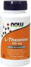 Now Foods L-Theanine 100 mg, 90 Kapseln