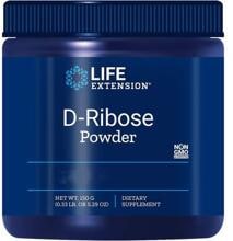 Life Extension D-Ribose Pulver, 150 g Dose
