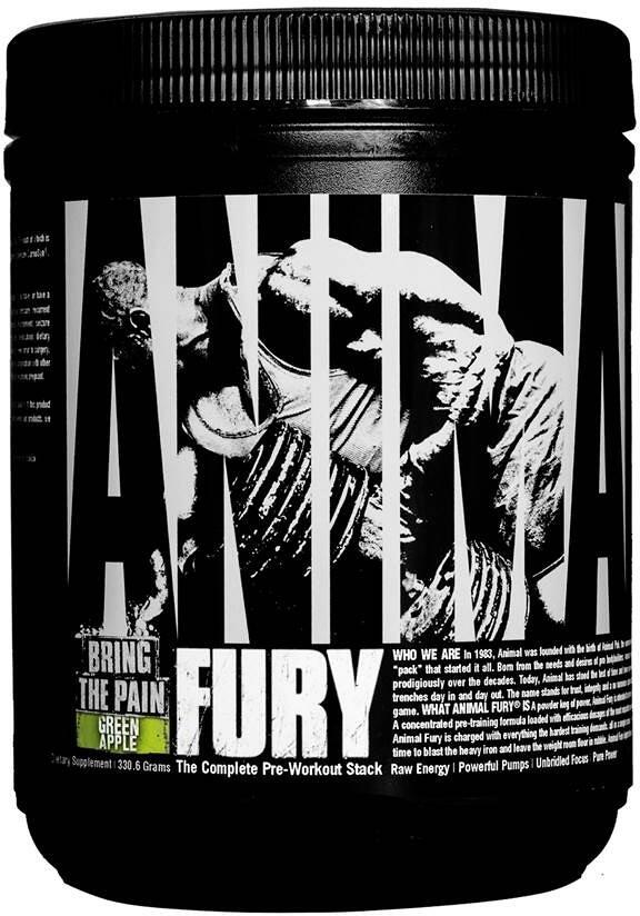 Universal Nutrition Animal Fury, 320 g Dose, Watermelon