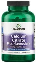 Swanson Calcium Citrate Plus Magnesium, 150 Kapseln