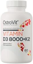 OstroVit Vitamin D3 8000 IU + K2, 60 Tabletten