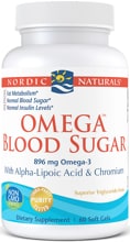 Nordic Naturals Omega Blood Sugar, 60 Softgels, Lemon