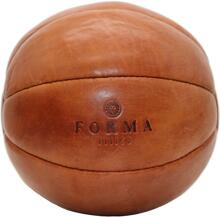 Forma Fisico Vintage Retro Medizinball aus Echtleder, 3 kg