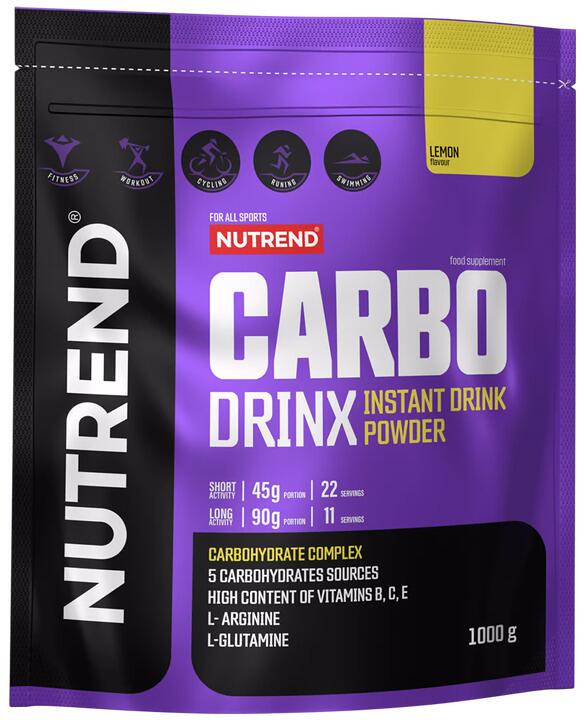 Nutrend Carbodrinx Drink Powder, 1000 g Beutel, Lemon