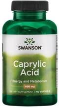 Swanson Caprylic Acid 600 mg, 60 Kapseln