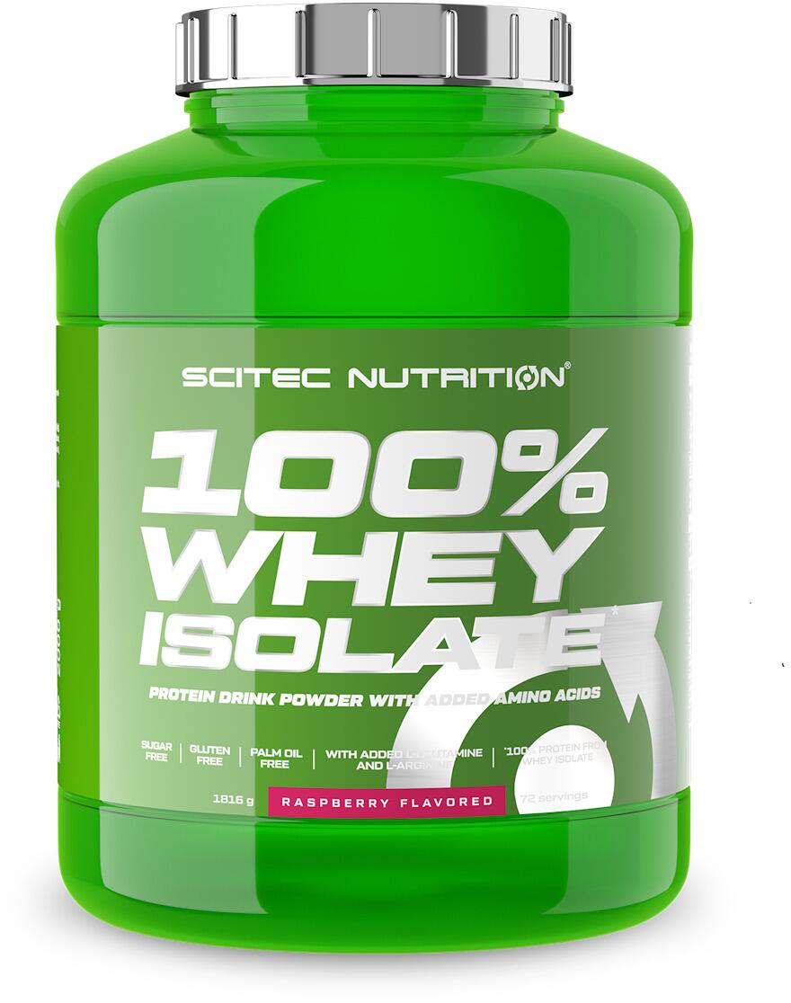 Scitec Nutrition 100% Whey Isolate, 1816 g Dose, Himbeere
