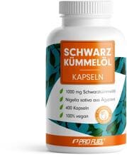 ProFuel Schwarzkümmelöl - kaltgepresst, 400 Kapseln