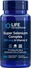 Life Extension Super Selen Complex 200 mcg & Vitamin E, 100 vegetarische Kapseln