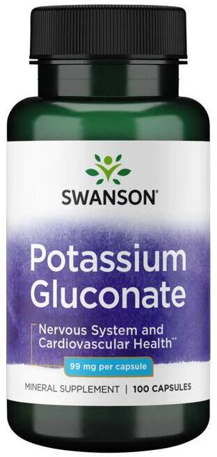 Swanson Potassium Gluconate 99 mg, 100 Kapseln