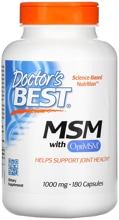 Doctor's Best MSM with OptiMSM - 1000 mg, Kapseln