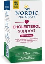 Nordic Naturals Cholesterol Support Omega Blend, 60 Softgels, Lemon