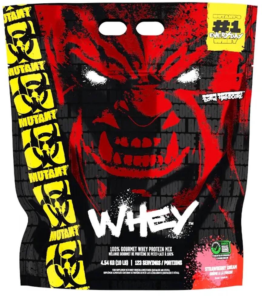 Mutant Whey, 4536 g Beutel, Strawberry Cream