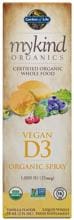 Garden of Life mykind Organics - Vegan D3 Organic Spray, 1000 IU, 58 ml Flasche, Vanilla