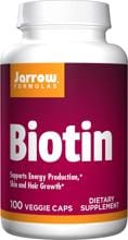 Jarrow Formulas Biotin, 100 Kapseln