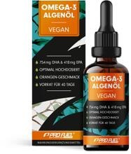 ProFuel Omega-3 Algenöl, 100 ml Flasche, Orange
