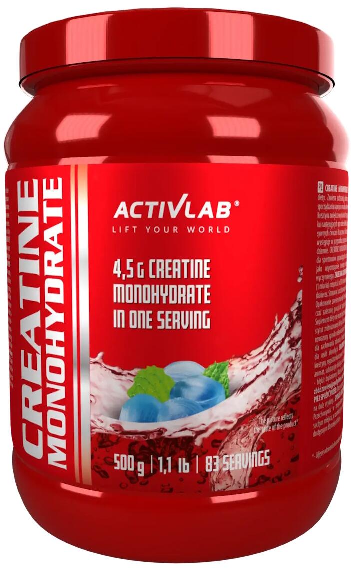 Activlab Creatine Monohydrate, 500 g Dose, Ice Candy