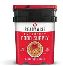 ReadyWise Emergency Food Supply Breakfast Bucket, 120 Portionen