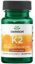 Swanson Vitamin K2, 30 Kapseln