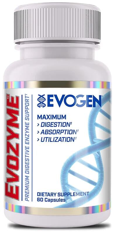 Evogen Evozym - Premium Verdauungsenzyme, 60 Kapseln