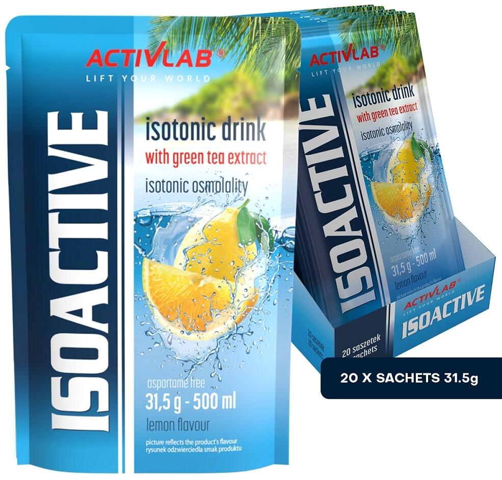 Activlab Isoactive, 20 x 31,5 g Beutel, Lemon