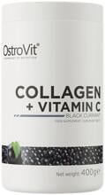 OstroVit Collagen + Vitamin C, 400 g Dose, black currant