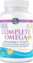 Nordic Naturals Complete Omega Xtra, 60 Softgels, Lemon