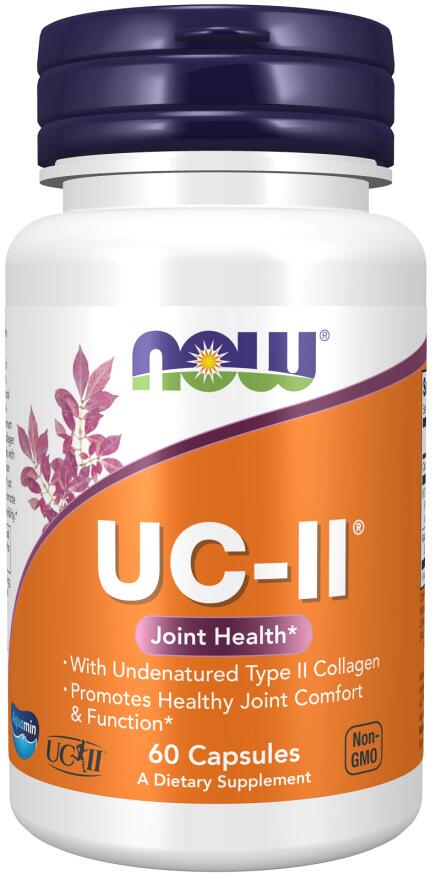 NOW Foods UC-II Undenatured Type II Collagen, 60 Kapseln