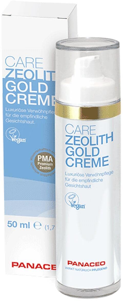 Panaceo Care Zeolith-Goldcreme, 50 ml Flasche