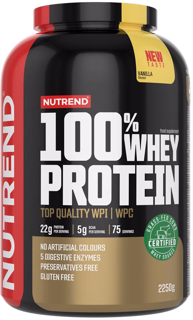 Nutrend 100 % Whey Protein, 2250 g Dose, Vanilla