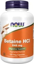 Now Foods Betaine HCl 648 mg, 120 Kapseln