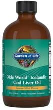 Garden of Life Olde World Icelandic Cod Liver Oil, 236 ml Flasche, Lemon Mint