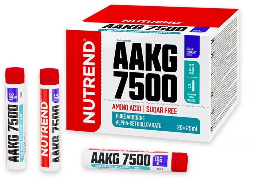 Nutrend AAKG 7500, 20 x 25 ml Ampullen, Black Currant