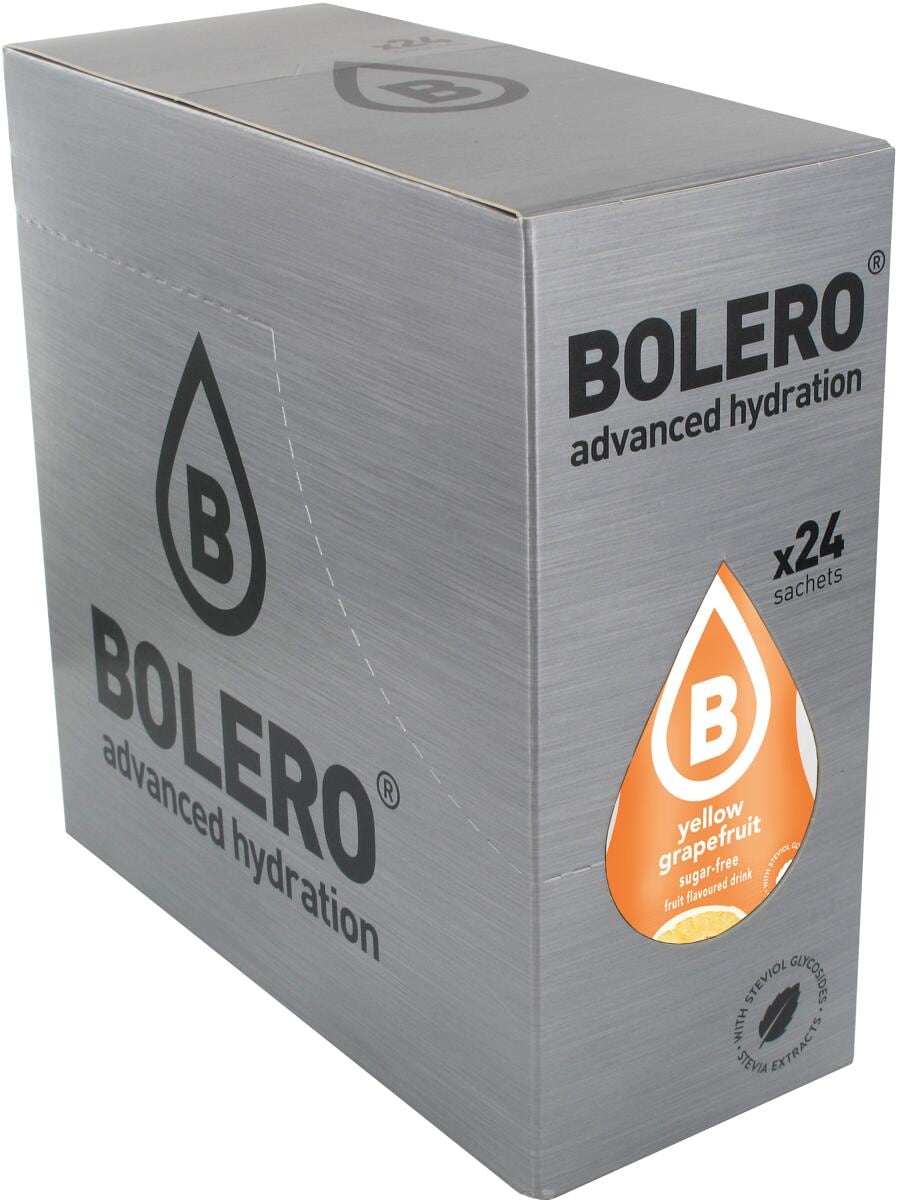 Bolero Drinks Getränkepulver, 24 x 9 g Sachets, Grapefruit (gelb)