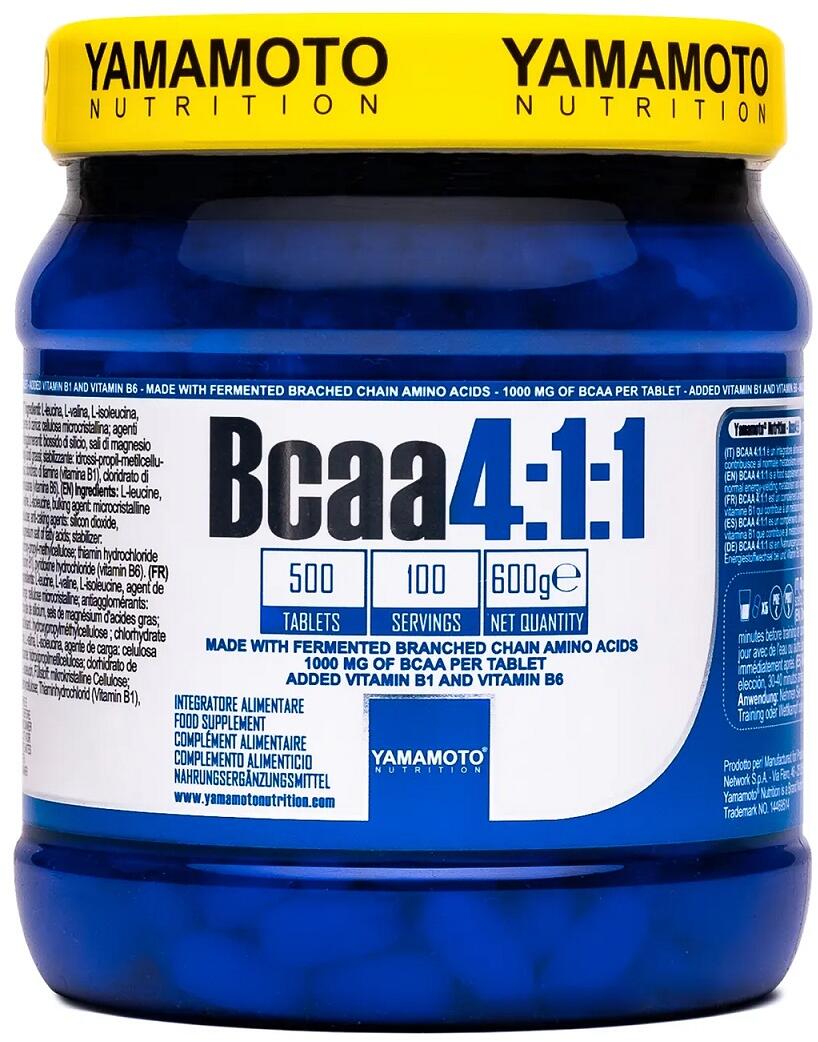 Yamamoto Nutrition Bcaa 4:1:1, 500 Tabletten