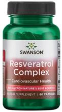 Swanson Resveratrol Complex 180 mg, 60 Kapseln