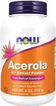 Now Foods Acerola 4:1 Extract Powder, 170 g Dose