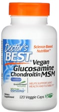 Doctors Best Vegan Glucosamine Chondroitin MSM, 120 Kapseln