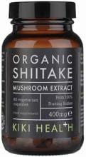 Kiki Health Organic Shiitake Extract 400mg, 60 Kapseln Dose