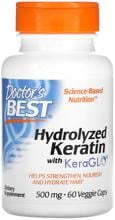 Doctors Best Hydrolyzed Keratin - 500 mg, 60 Kapseln