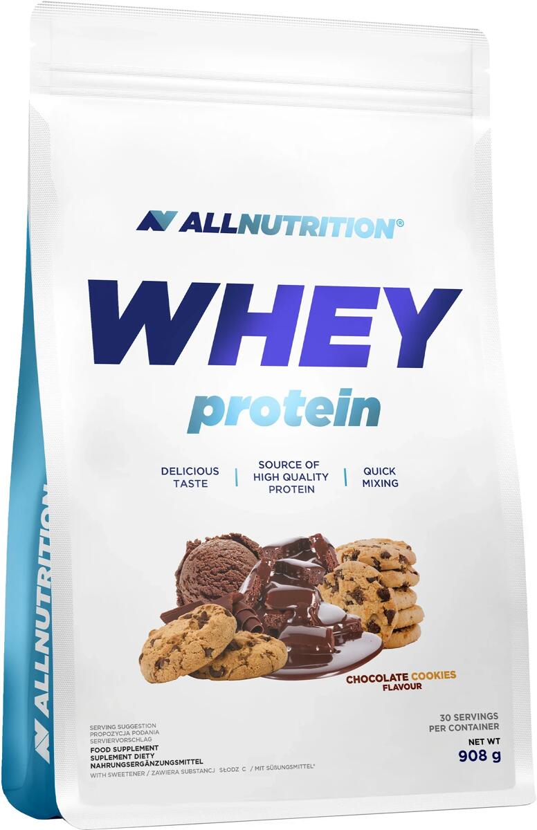 Allnutrition Whey Protein, 908 g Beutel, White Chocolate Raspberry