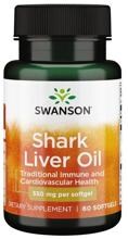 Swanson Shark Liver Oil, 60 Kapseln
