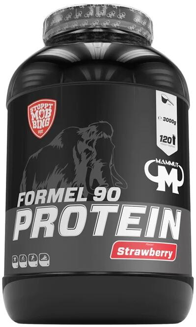 Best Body Mammut Formel 90 Protein, 3000 g Dose, Strawberry
