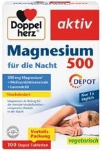 Doppelherz Magnesium 500 für die Nacht, 100 Tabletten