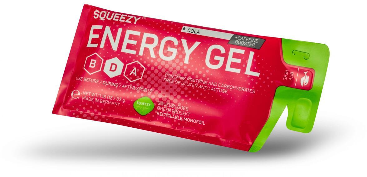 Squeezy Energy Gel, 1 x 33 g Beutel, Cola (+Caffeine)