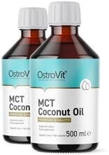 OstroVit MCT Coconut Oil, 2 x 500 ml Flasche, Natürlich