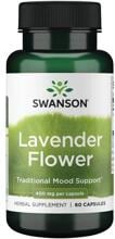 Swanson Lavender Flower 400 mg, 60 Kapseln