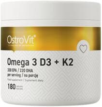 OstroVit Omega 3 D3+K2 Softgels